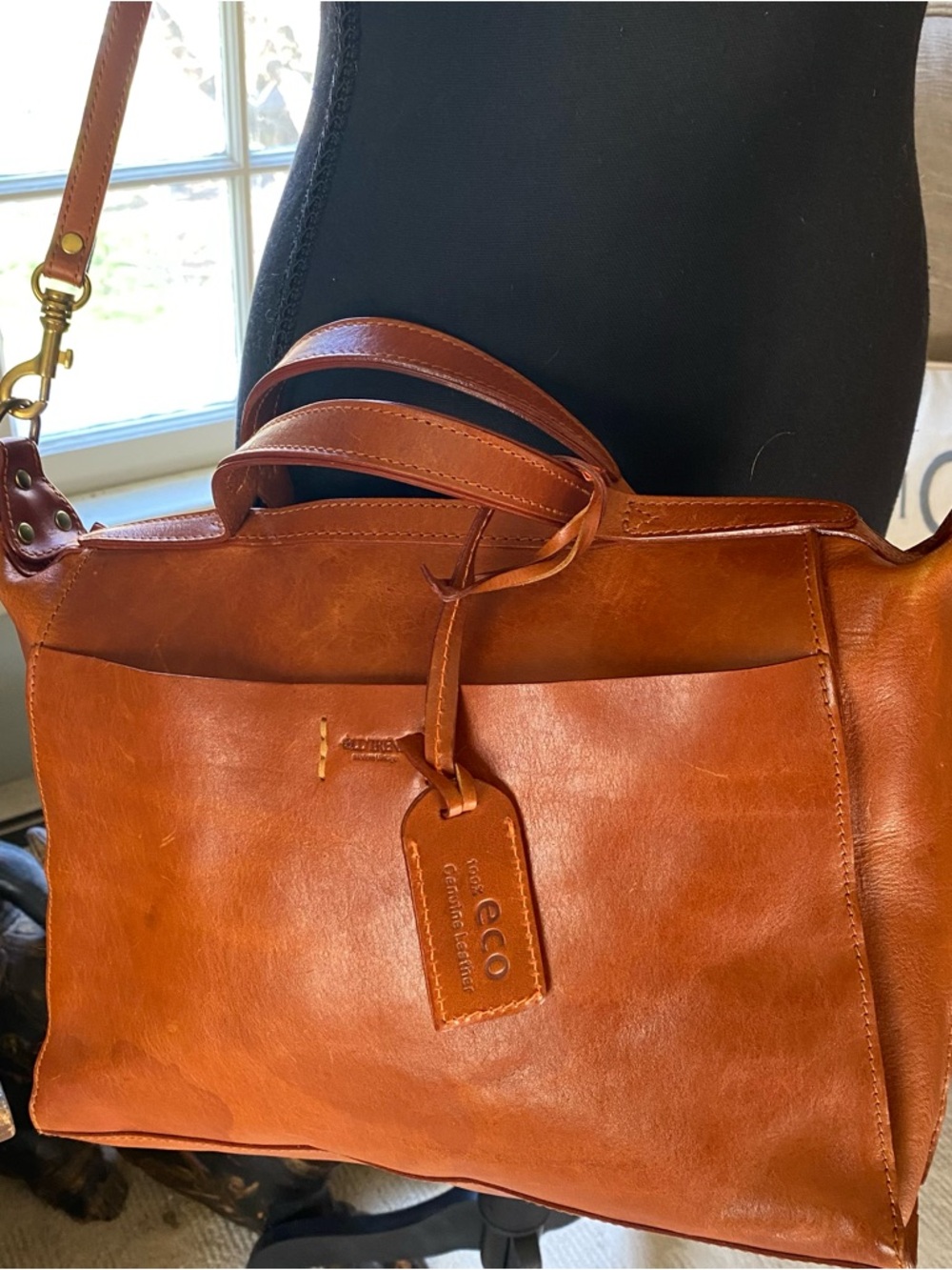 Old Trend Modern Vintage Leather Bag  — Cognac